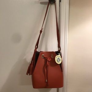 Spartina leather brown NWT crossbody bag